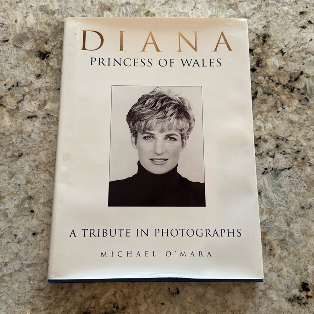 Diana Princess of Wales: A Tribute in Photographs Hardcover Book by Michael O'Ma
